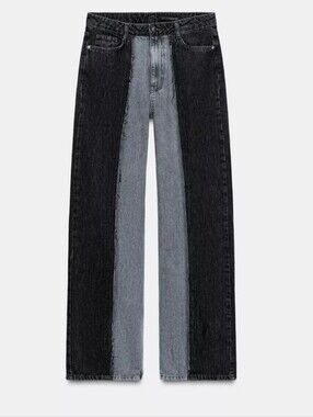 Zara Black & Gray Jeans 8